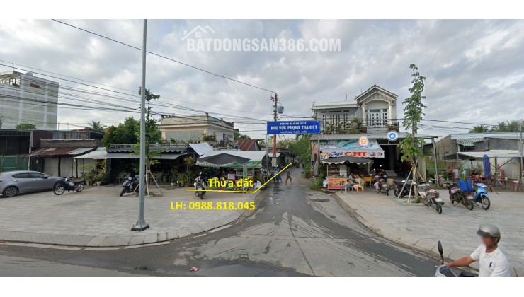 Ngân hàng phát mại nhà mặt quốc lộ 91, khu dân cư Phụng Thạnh 1, Thốt Nốt, Cần Thơ, 206m2, miễn TG